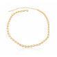 Colar choker com mini ferradurinhas
